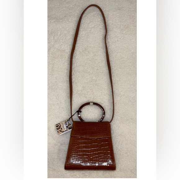 Kenneth Jay Lane Croco Embossed Purse - Picture 9 of 10